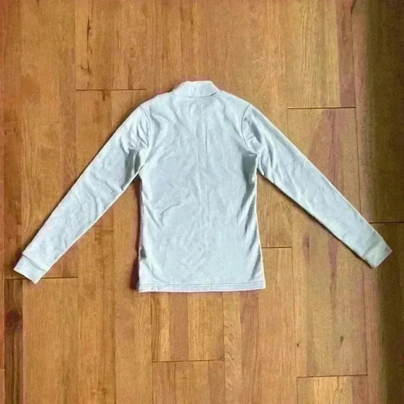 Nike Powder Blue Dri-Fit Fleece Lined Crew Neck Long Sleeve Top Women’s Sz Small - Picture 2 of 7
